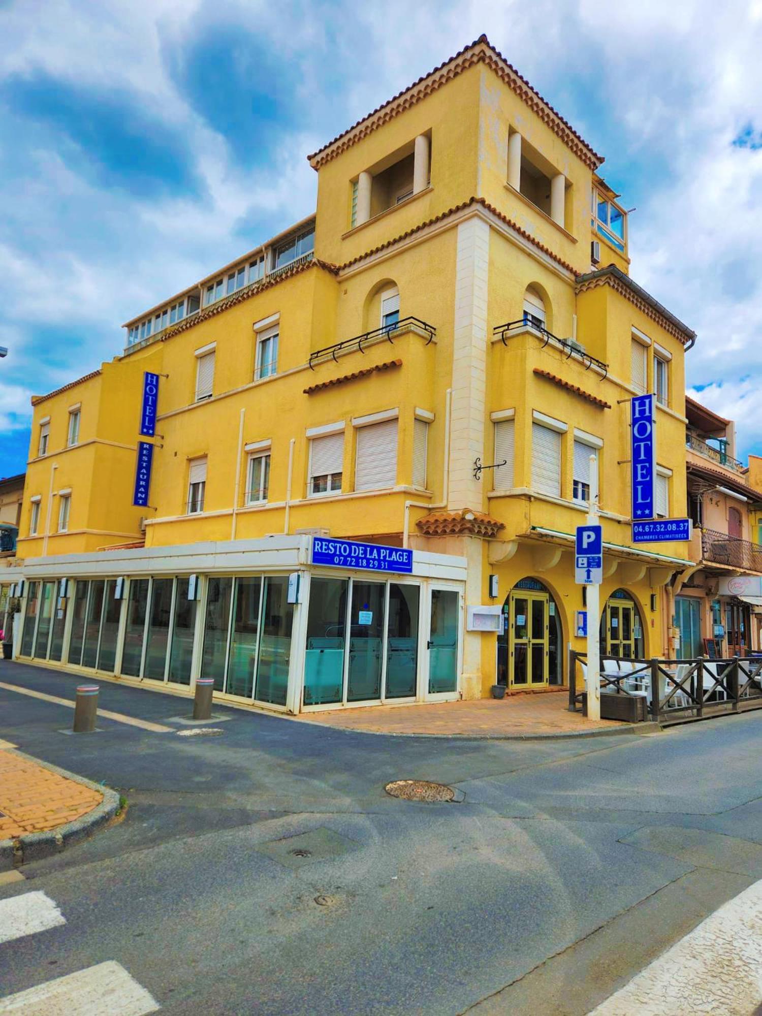 Hotel De La Plage 2 Etoiles Valras-Plage Exterior foto